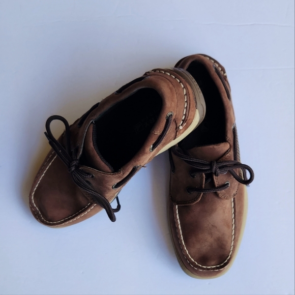 Sperry Top-sider Intrepid shoe. Big boys Sz 5. Brown. Style # YB25328A $20 NWOT. - Picture 11 of 11